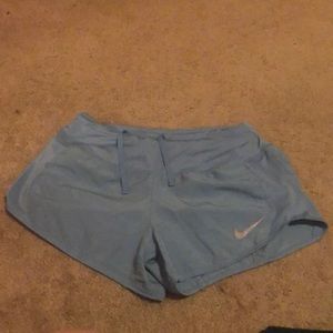 blue nike shorts!